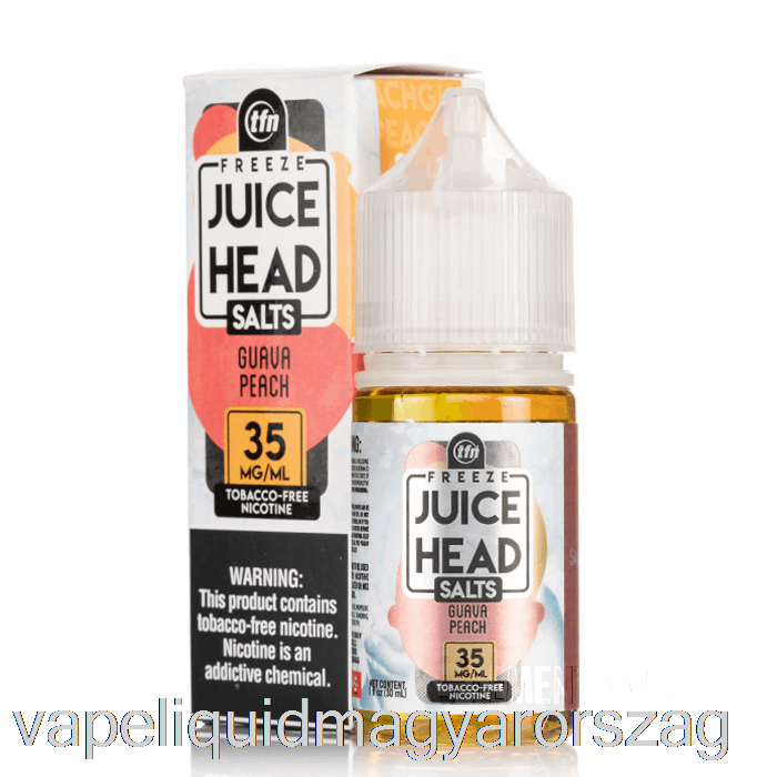 Fagyasztva Guava Barack - Lé Fej Só - 30ml 50mg Vape Toll